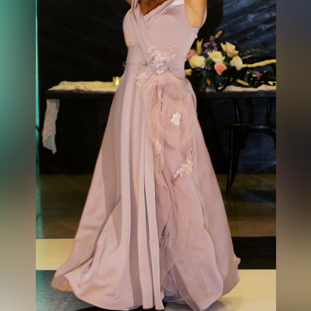 Chic Lavender Asymmetrical Alexander by Daymor Dress